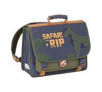 Viquel - Cartable Primaire SAFARI TRIP - Cartable Garçon 2 Compartiments - Sac Scolaire Ergonomique avec Bandes réfléchissantes, Compartiments Multiples