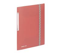 Viquel - Chemise 3 Rabats A4 BUSINESS CLASS - Pochette de Classement Solide et Durable avec Fermeture Élastique - Rouge Corail - Idéal pour Bureau et École