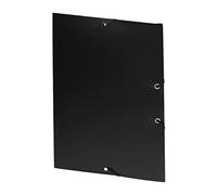 Viquel - Chemise à 3 Rabats A4 ESSENTIEL RECYCLE en Polypropylène Résistant - Fermeture Élastique - Pochette de Rangement Documents fabriquée en France - Noir