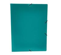 Viquel - Chemise à 3 Rabats A4 ESSENTIEL RECYCLE en Polypropylène Résistant - Fermeture Élastique - Pochette de Rangement Documents fabriquée en France - Vert