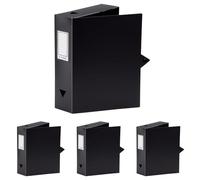 Viquel Class Doc Boîte de classement en polypropylène dos 80 mm Noir (Lot de 4)