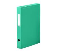 Viquel - Class Doc dos 4cm - Boîte de classement en plastique résistant - Boite à archive fermeture pression - Fabriqué en France - Vert