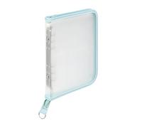 Viquel - Classeur A5 pour cartes à collectionner - Album fermeture zippée pour ranger ses cartes de collection 6,3x8,8cm - Capacité 120 cartes - Incolore