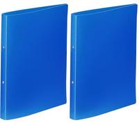 Viquel Classeur-cahier en polypropylène A4 Bleu (Lot de 2)