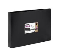 Viquel - Classeur rigide A4 ART'BINDER CREATIV'GALLERY - Classeur format paysage pour pochettes perforées A4 - Perforation 2 trous