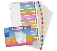 Viquel Lot De 12 Intercalaires En Polypropylène A4 Intercolor