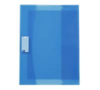 Viquel - Lot de 50 Protège-Cahier A4 Transparents avec Rabats pour Cahier 21x29,7 ou A4 - Strong Cover Bleu