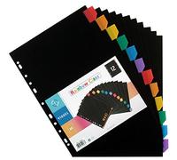 Viquel - Maxi Intercalaire Rainbow Class - 12 Positions - Format A4 - Polypropylène Résistant - Coloris Assortis