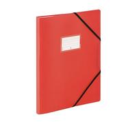 VIQUEL - Porte-Vues 120 Vues A4 FEEL'EASY - Protège-Documents en Plastique Résistant - 60 Pochettes - Idéal pour le bureau ou la maison - Rouge