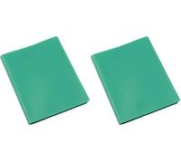 Viquel - Porte vues 60 Vues A4 en polypropylène ESSENTIEL Recycle - Reliure 30 pochettes - Vert (Lot de 2)