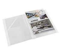 Viquel - Porte vues A3 en plastique PROPYGLASS - Reliure 40 vues en Propyglass A3 - Ouverture 180° - 33x44cm -Transparent