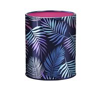 Viquel - Pot à crayons en métal Tropical - Pot à crayons de bureau - Bleu et Rose