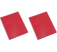 Viquel - Protège documents 100 Vues (50 pochettes) - Reliure Format A4 ESSENTIEL - Fabriqué en France - Rouge (Lot de 2)