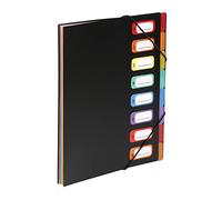 Viquel Rainbow Class - Trieur extensible - Porte document plastique - Organisateur de document - Grande capacité - 8 positions en polypropylène - A4