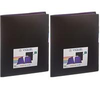 Viquel Rainbow Class Trieur Reliure 24 vues à Onglets en Polypropylène (Lot de 2)