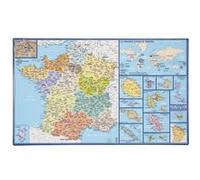 VIQUEL Sous-main FRANCE/DOM TOM 59,8 x 36,5 cm. PVC