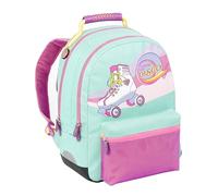 VIQUEL - Sac à dos scolaire Roller Disco Enfants - 2 compartiments - en Polyester Résistant - Fermeture zip - 30x40x18cm