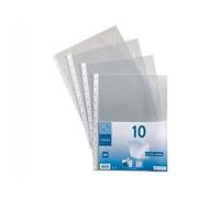 Lot 10 Pochettes Perfor?Es Transparentes Geode System - Viquel 115010
