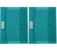 Viquel Strong Cover - Protège cahier a4 vert en plastique - Qualité supérieure - Dos renforcé - Avec rabats marque-pages (Lot de 2)