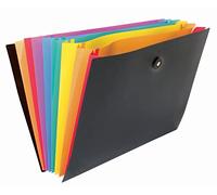 Viquel - Trieur 8 positions Rainbow Class en Polypropylène - Pochette extensible à soufflet Format A4