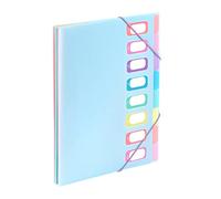 Viquel - Trieur Document A4 avec 8 Compartiments Rainbow Pastel