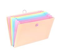 Viquel - Trieur extensible 8 compartiments pour documents A4 RAINBOW PASTEL - Beige