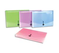 VIQUEL Trieur ménager 6 cmpts PROPYSOFT PP6,5/10 translucide poudré.Coloris assortis Rose/mauve/Bleu/vert