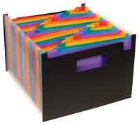 Viquel Trieur Seatcase Rainbow 24 Compartiments, En Polypro 7/10e, 2 Poignées, Noir Intérieur Multicolore