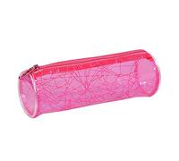 Viquel - Trousse Scolaire Transparente Ronde Fluo Colours
