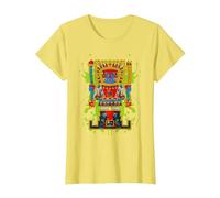 Viracocha écrivant des Symboles Anciens pérou Chicano Andine T-Shirt, Femme, Citron, XL