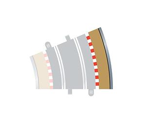 Virage Rayon 3 Bordures extérieures 22,5° x 4