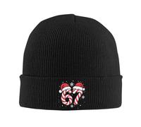 Viral 67 Cannes en Sucre d’orge Humour de Noël des fêtes Tuques Bonnets Bonnet Bonnets Unisex Adulte Tendance Bonnet de Sport Double Custom Autumn
