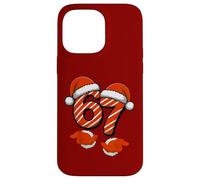 Viral 67 Christmas Six Seven with Santa Hand Funny 67 Humour Coque pour iPhone 14 Pro Max