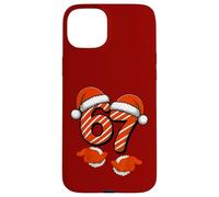 Viral 67 Christmas Six Seven with Santa Hand Funny 67 Humour Coque pour iPhone 15 Plus