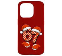 Viral 67 Christmas Six Seven with Santa Hand Funny 67 Humour Coque pour iPhone 15 Pro