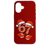 Viral 67 Christmas Six Seven with Santa Hand Funny 67 Humour Coque pour iPhone 16
