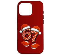 Viral 67 Christmas Six Seven with Santa Hand Funny 67 Humour Coque pour iPhone 16 Pro