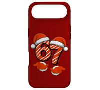 Viral 67 Christmas Six Seven with Santa Hand Funny 67 Humour Coque pour iPhone Air