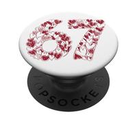 Viral 67 Croquis Coeur Mignon Drôle Saint-Valentin Enfants PopSockets PopGrip Adhésif