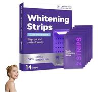Viralaluna Bande Blanchiment Dentaire Violet,14Pcs Teeth Whitening Strips,Bandes Blanchissantes Dents,Bande SèChe AntidéRapante SûRe Pour Dents Plus Blanches, 30 Minutes De RéSultats Rapide (14Pcs)
