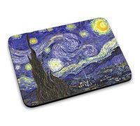 Virano Van Gogh - Starry Night, Tapis de Souris Mouse Pad Mat Antidérapant. Parfait pour Les Jeux, Travail et Accueil.