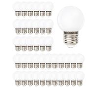 VIRANSHEN Lot de 40 Ampoules LED Blanc Froid E27 Gros Culot à vis, 3W Équivalent 30W, 240LM, E27 LED Économie d'Énergie pour Maison Terrasse Extérieure Guirlande Noël Fête Décoration d'ambiance