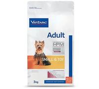 Virbac Croquettes Veterinary HPM DOG Adult Small & Toy – Aliment complet pour chien adulte 3 kg