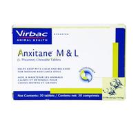 Virbac Anxitane M/L Chien 30 comprimés