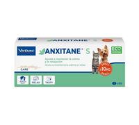 Virbac – Complément nutritionnel Anxitane S anti-stress pour chiens <10 kg & chats – 30 comprimés