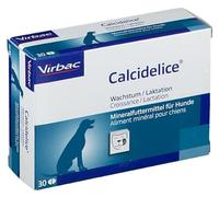 Virbac Calcidelice | 30 comprimés | Aliment minéral pour Chiens | pour la Croissance et la Lactation | pour Soutenir Le métabolisme | Contient du Calcium, du phosphore et de la Vitamine D3