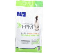 Virbac VETERINARY HPM Chat adulte castré & entier – Saumon 1,5 kg