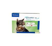 Virbac Effipro Duo Insecticide Chat spot on pipette boite de 4