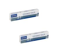 Virbac Enterogelan akut 24 | Pack Double | 2 x 24 ML | Complément Alimentaire diététique pour Chiens et Chats | avec prébiotique Inuline