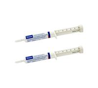 Virbac Enterogelan akut | Pack Double | 2 x 48 ML | Aliment diététique complémentaire pour poulains & veaux | Arôme Vanille